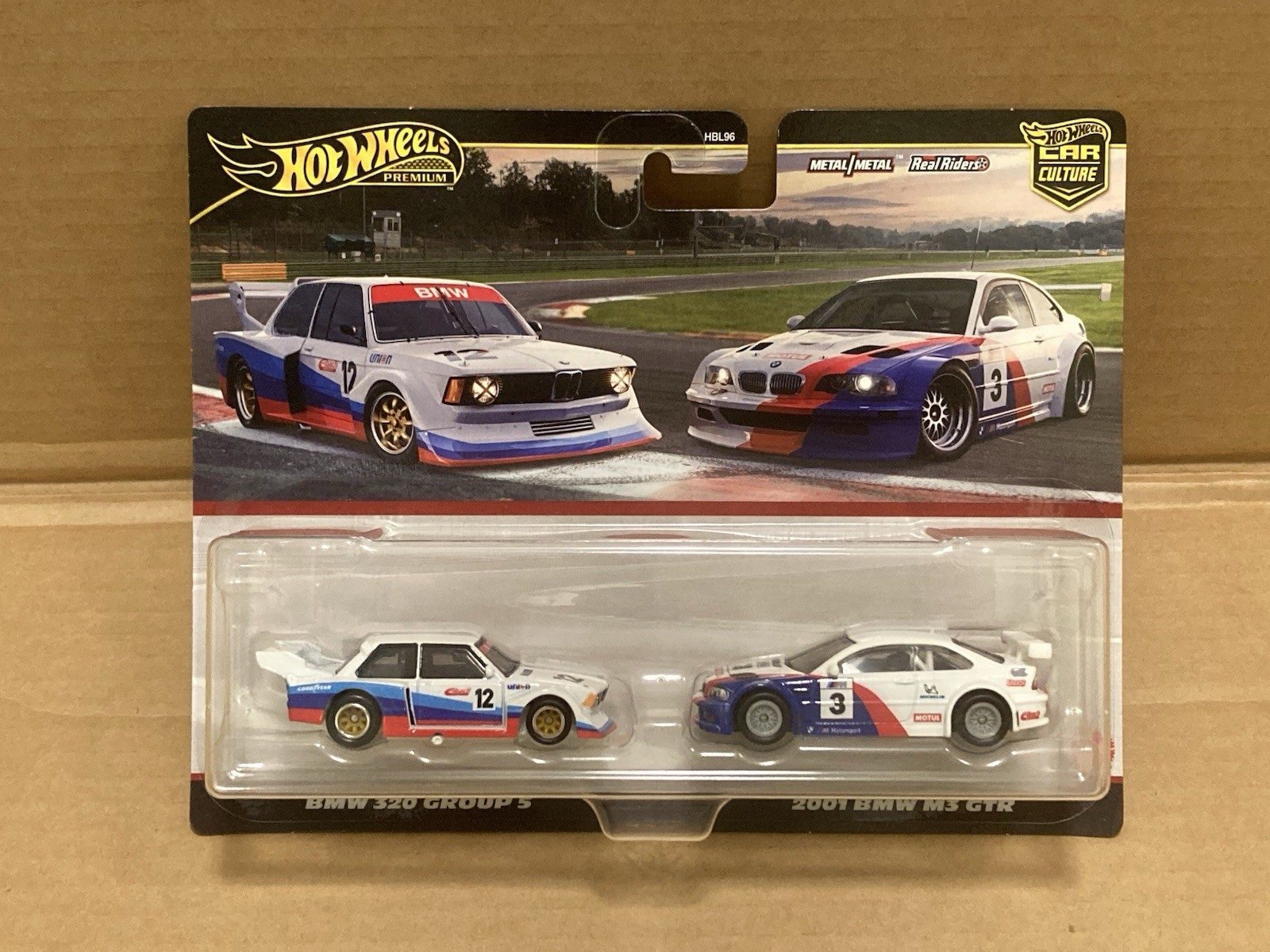2025 Hot Wheels Premium 2 Pack BMW 320 Group 5 & 2001 BMW M3 GTR