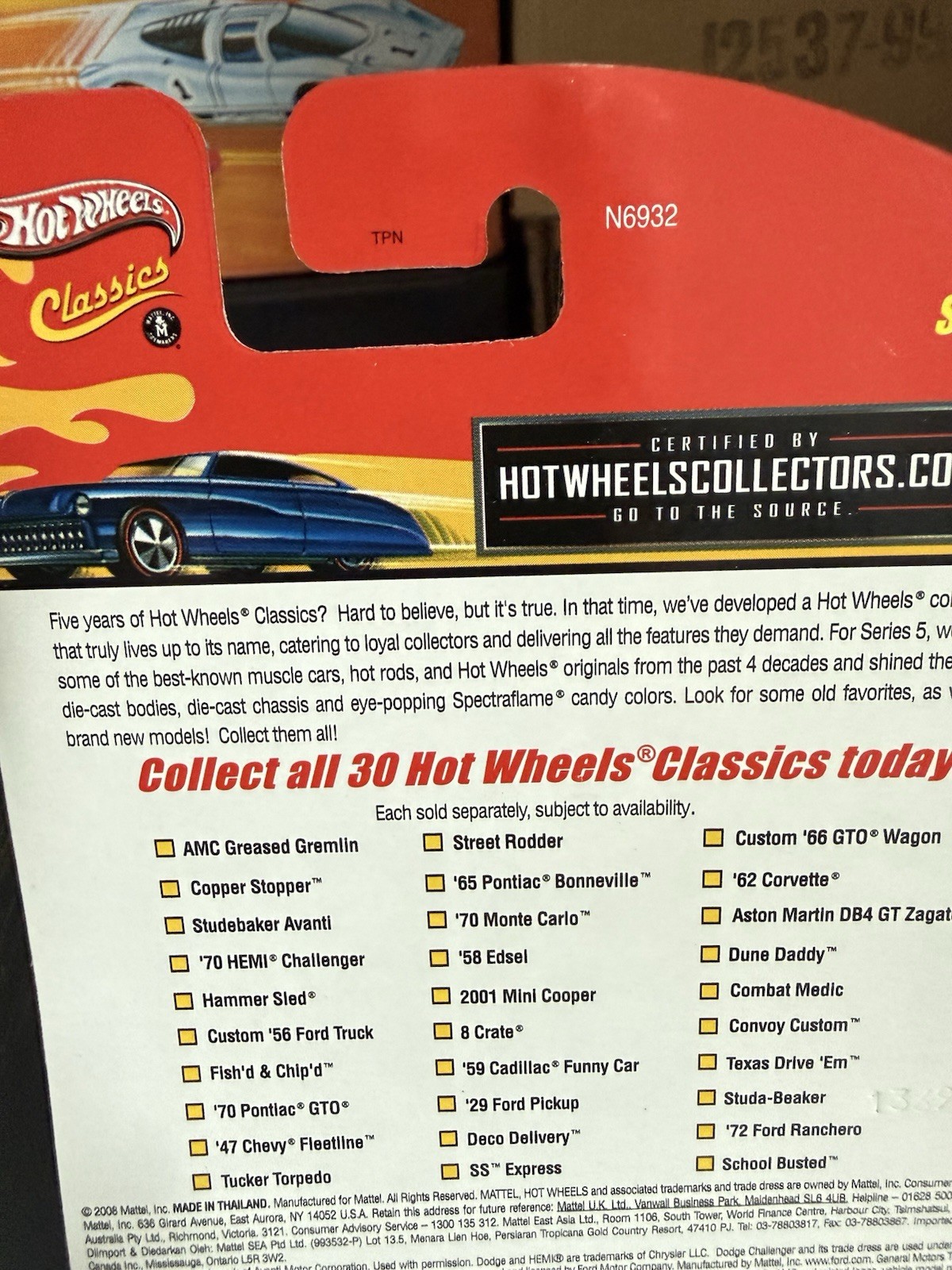 Hot Wheels Classics Series 5 – Tucker Torpedo in Light Blue
