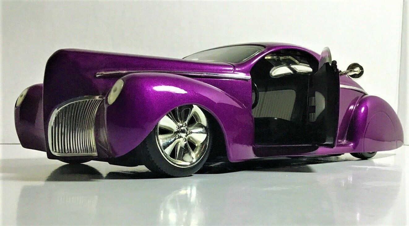 Hot Rod Custom Built Dream Car Classic Race 1 18 Carousel Purpl gt 24 12