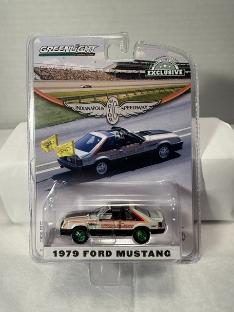 GREENLIGHT – GREEN MACHINE – 1979 FORD MUSTANG – OFFICIAL PACE CAR INDIANAPOLIS