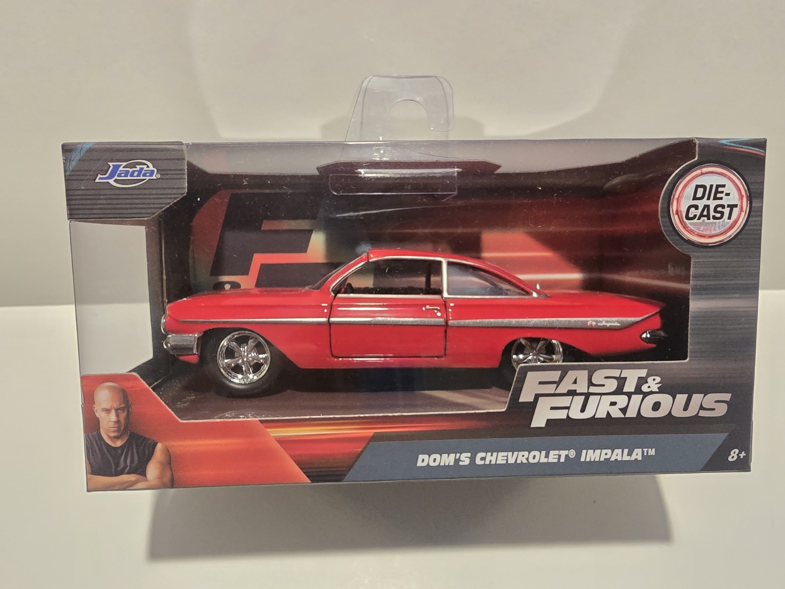 2023 Jada Fast & Furious DOM’S 1961 CHEVROLET IMPALA 1/43/Diecast