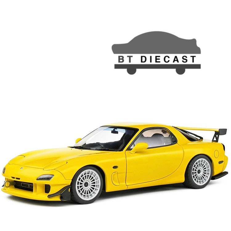 SOLIDO 1999 MAZDA RX-7 FD3RS STREETFIGHTERS 1/18 DIECAST MODEL YELLOW S1810603