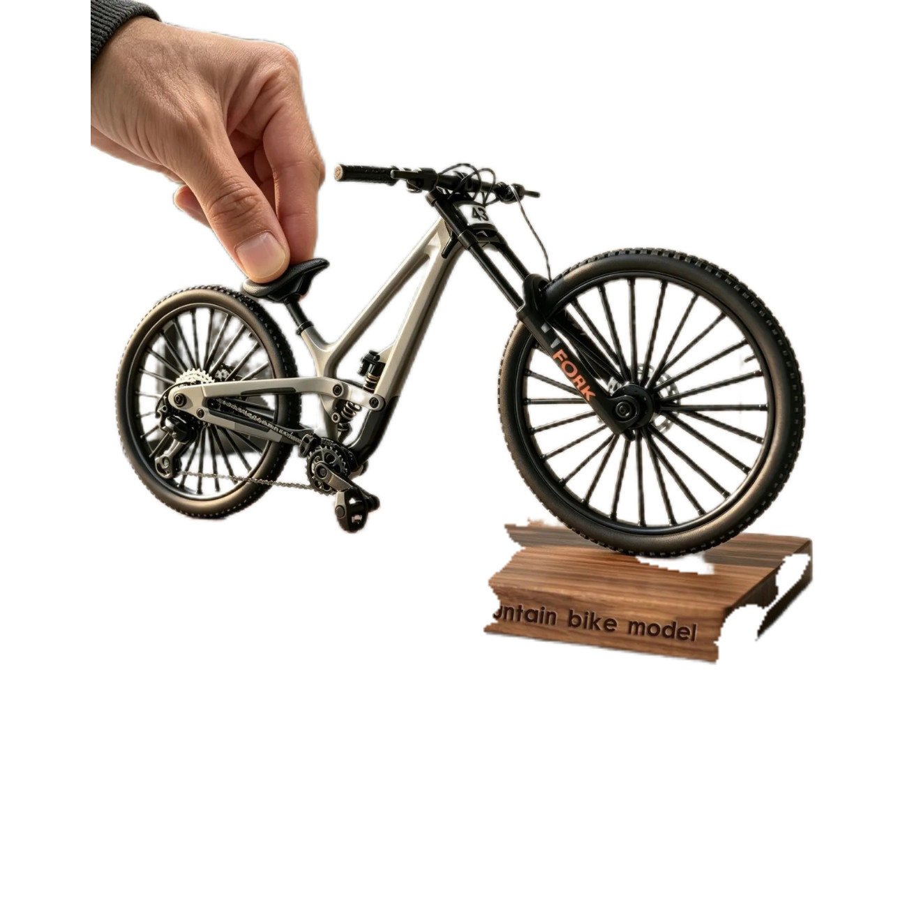 Metal Mountain Bike Model Desktop Mini Alloy Classic Bicycle Toy Die-Cast Finger