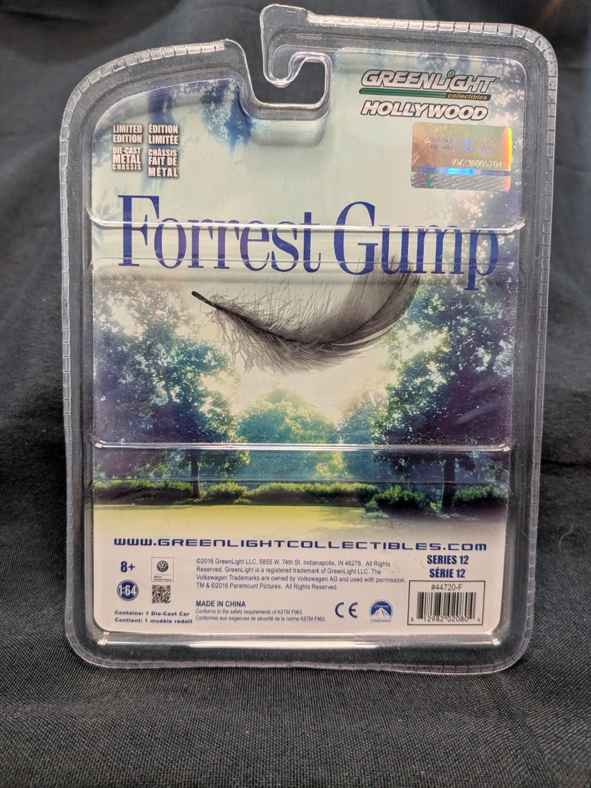 Greenlight Hollywood- Forrest Gump Volkswagen Classic Beetle 1/64 Series 12