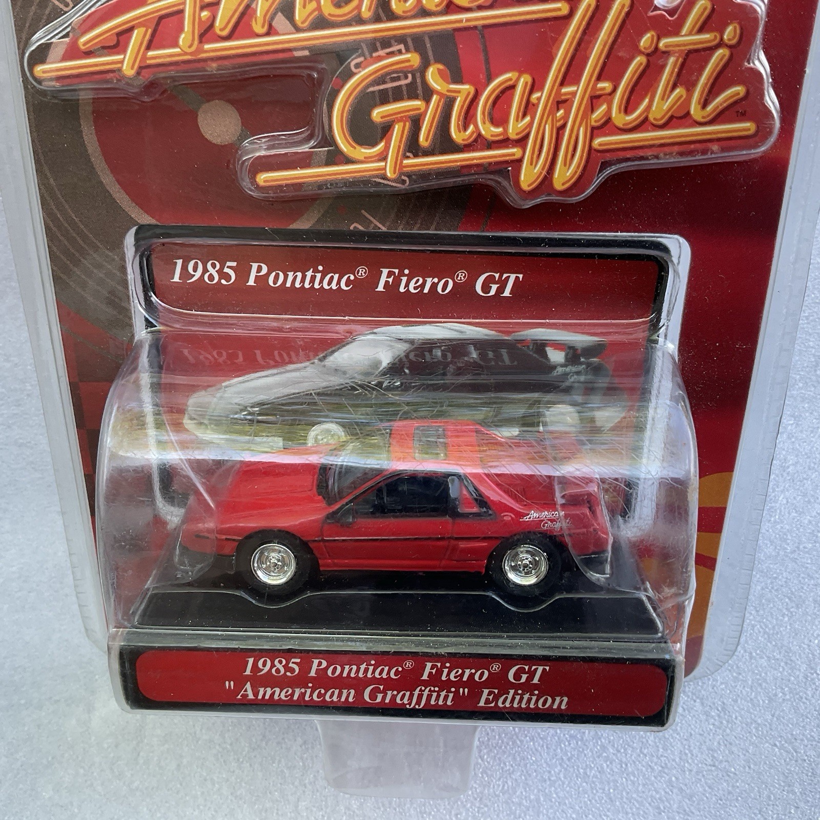 Motor Max American Graffiti 1985 PONTIAC FIERO GT Red MOC