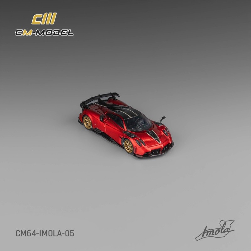 CM MODEL 1:64 Pagani Imola Metallic Red Diecast Model Car