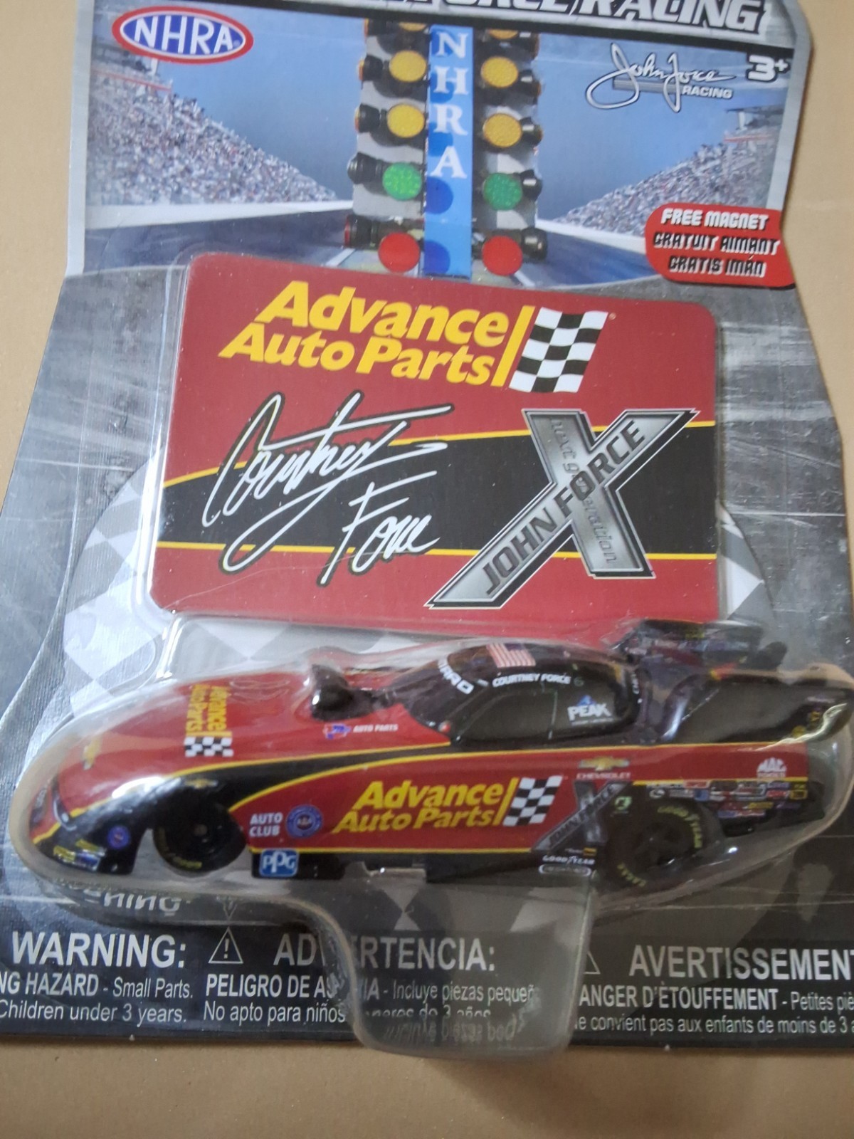 New John Force Racing-NHRA-Courtney Force-Advance Auto Parts dragster-2017 1/64
