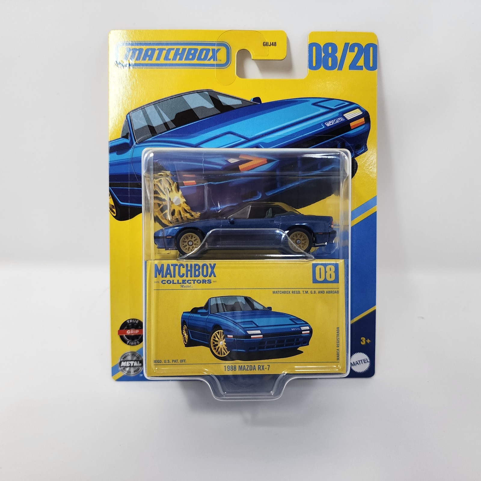 1988 Mazda RX-7 #08 * 2025 Matchbox Collectors Case B Y57