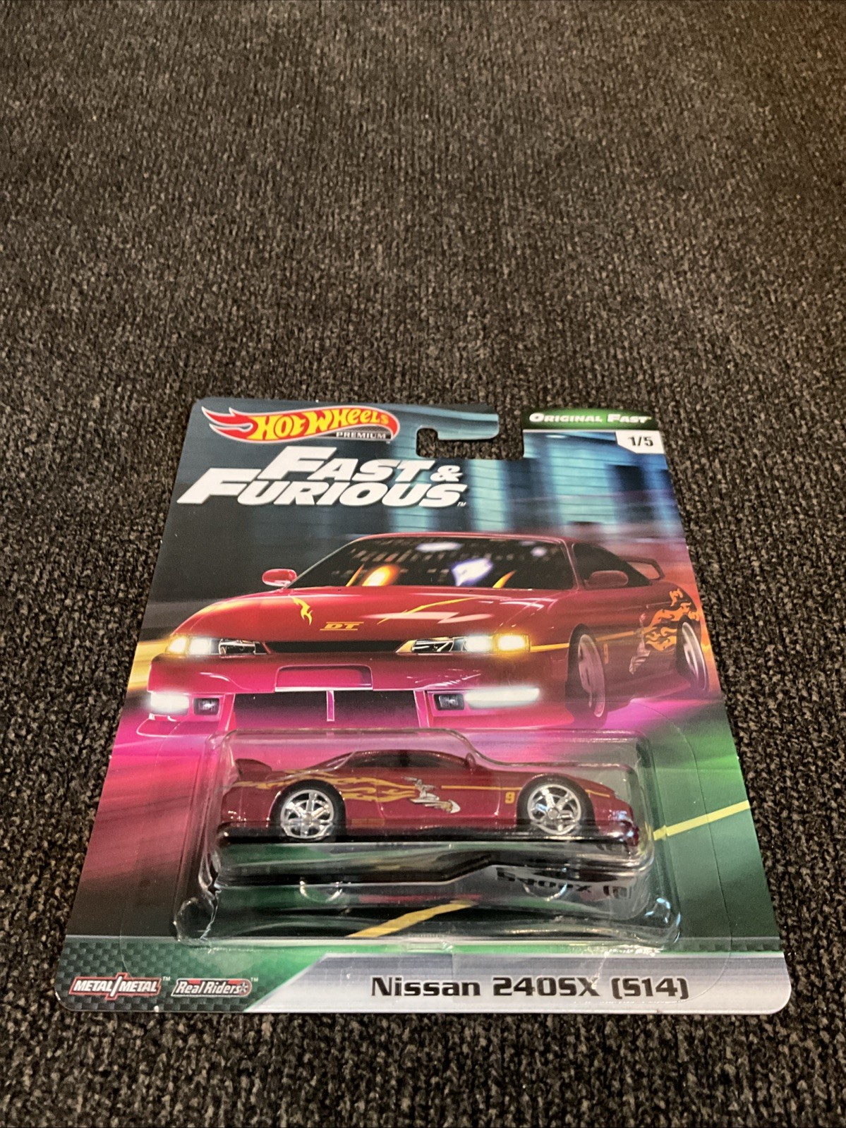 Hot Wheels Fast and Furious Original Fast Nissan 240SX (S14) Crack Blister