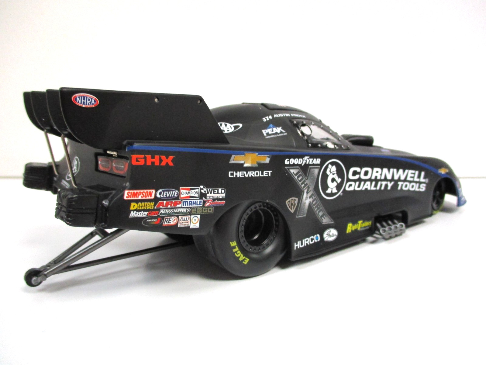 RC2 AUTO WORLD – CORNWELL AUSTIN PROCK 2024 CHEVROLET CAMARO FUNNY CAR – 1/24