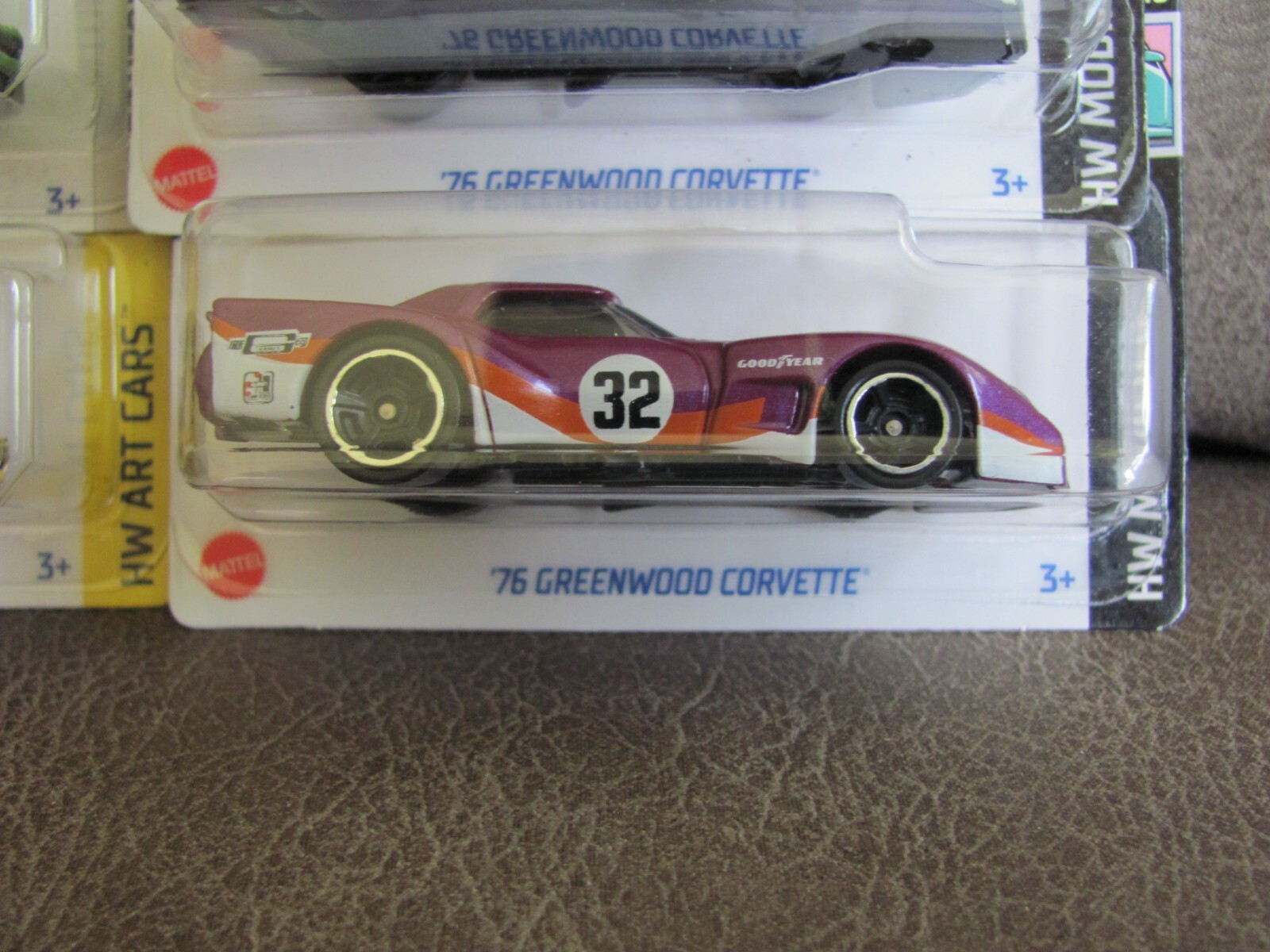 HOT WHEELS Set of 4 – 1976 Greenwood Chevy Corvettes NEW Nice