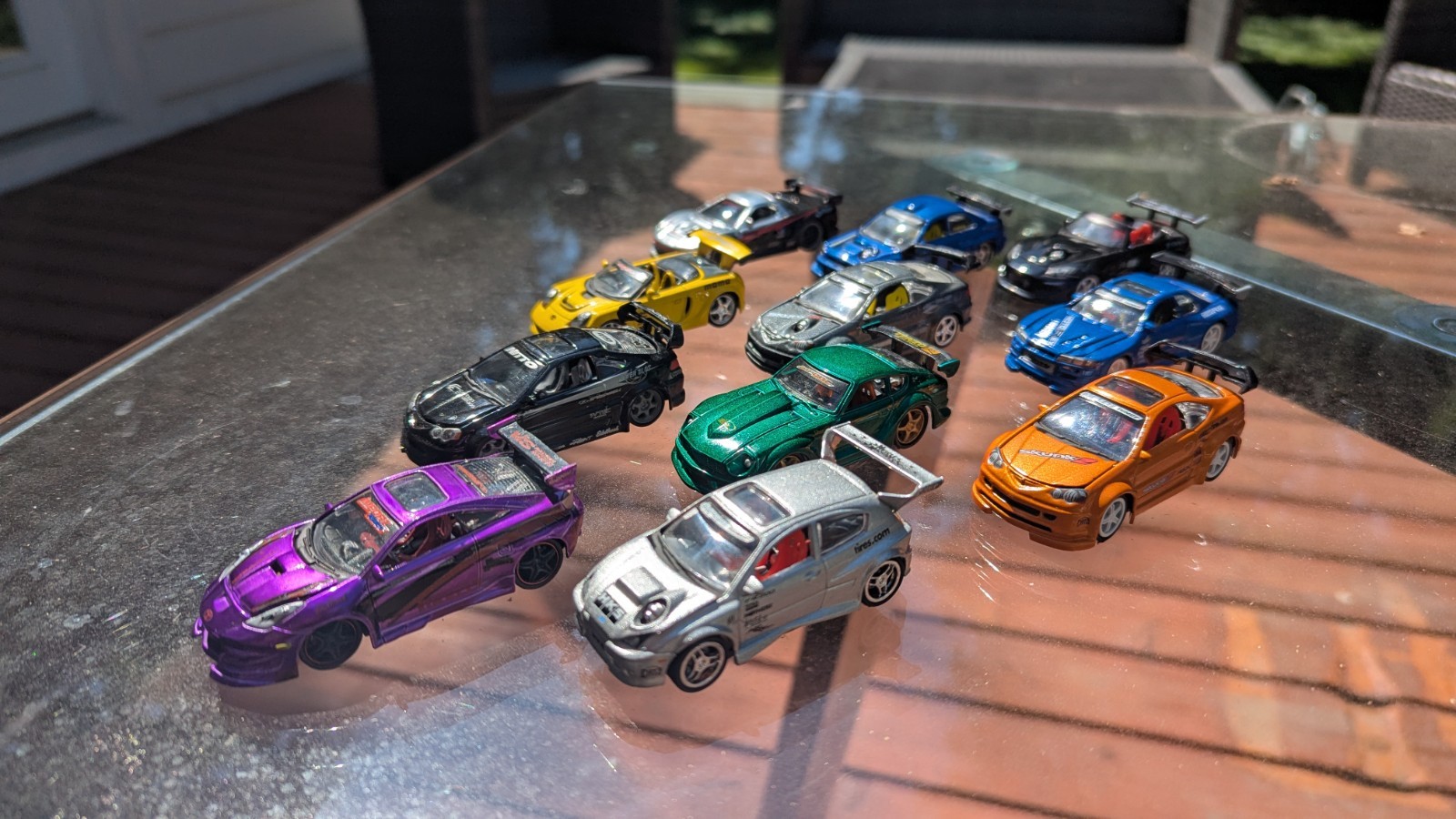 Lot of Import Tuners 1:64 Nissan Honda Toyota Ford Acura Subaru