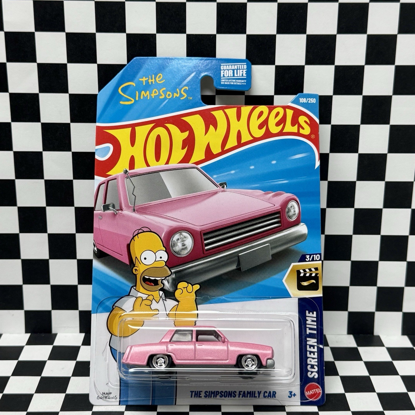 🍩 2026 Hot Wheels THE SIMPSONS FAMILY CAR Wheel Swap Real Riders – Custom 🛞🍩