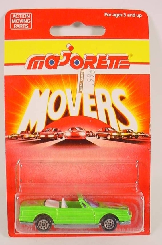 Majorette Movers Green Cadillac Allante # 253 1:59