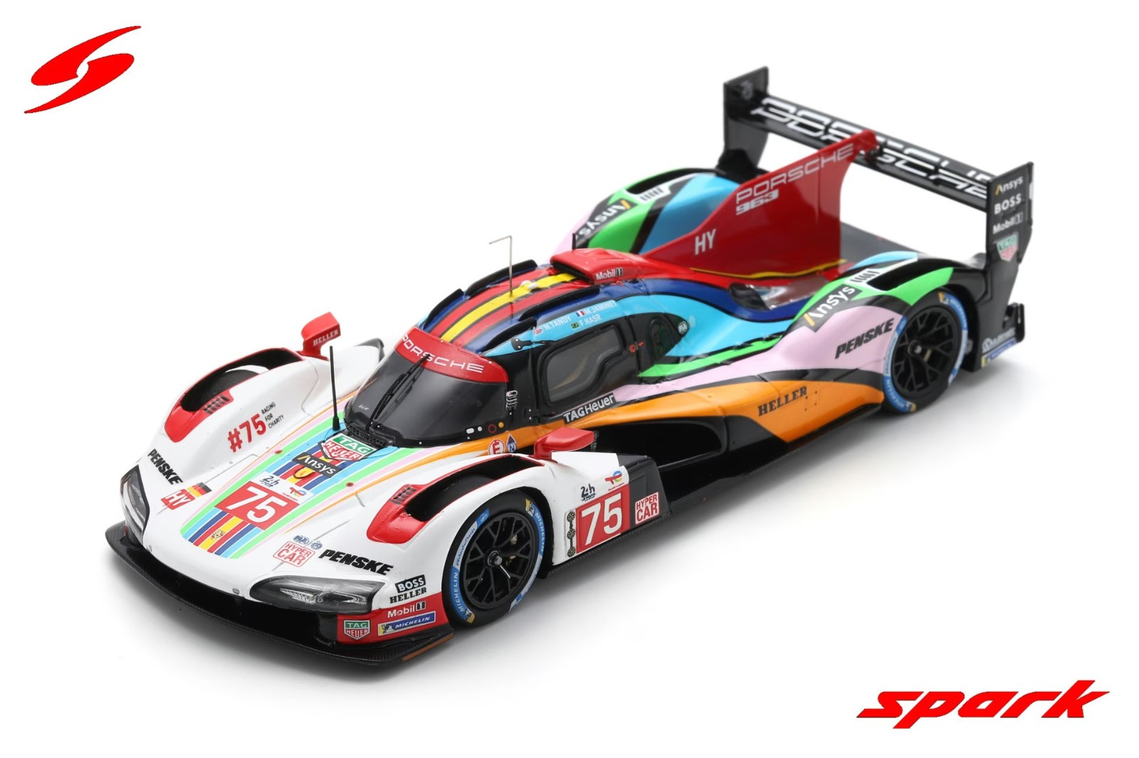 Spark Porsche 963 #75 – Penske Motorsport – 2023 24hr Le Mans 1:43 Car S8728