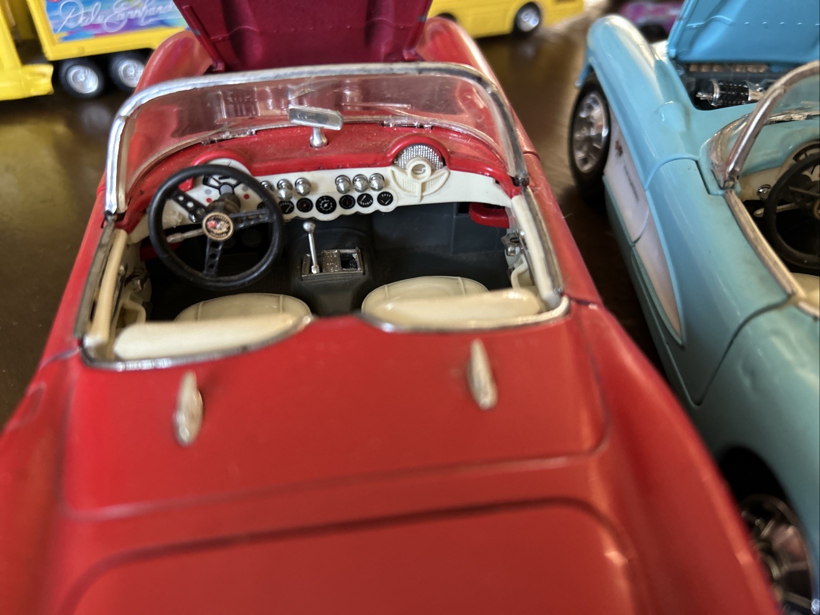 1957 Chevrolet Corvette die-cast model cars (3)