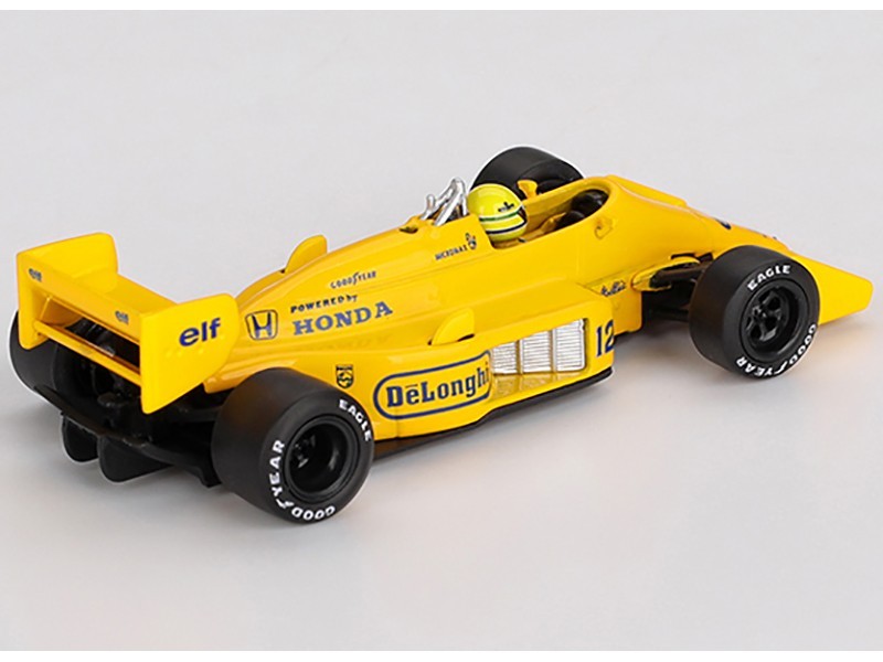LOTUS 99T #12 SENNA WINNER F1 MONACO GP (1987) 1/64 BY MINI GT MGT01088