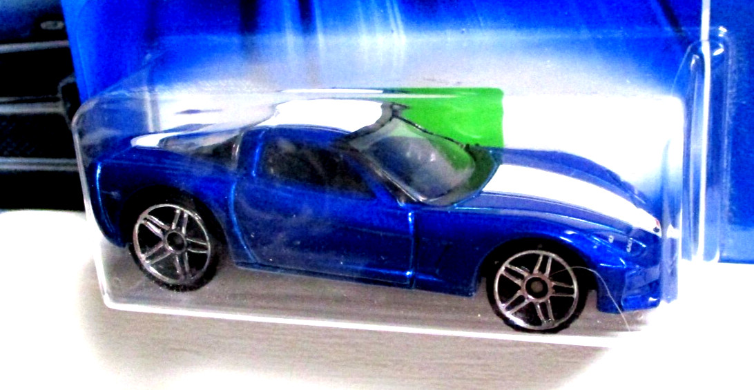 2006 Hot Wheels Chevy Corvette C6 In Candy Blue Metallic Painted Rear Lights!