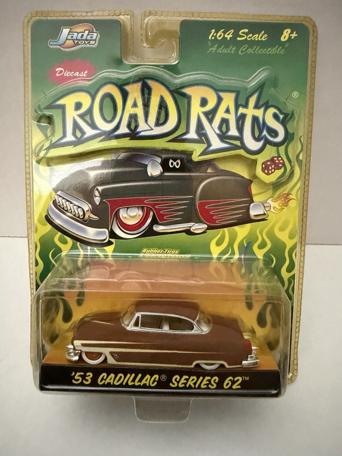 Road Rats 1953 Cadillac Series 62 by Jada Toys 1:64 Scale Diecast- NEW