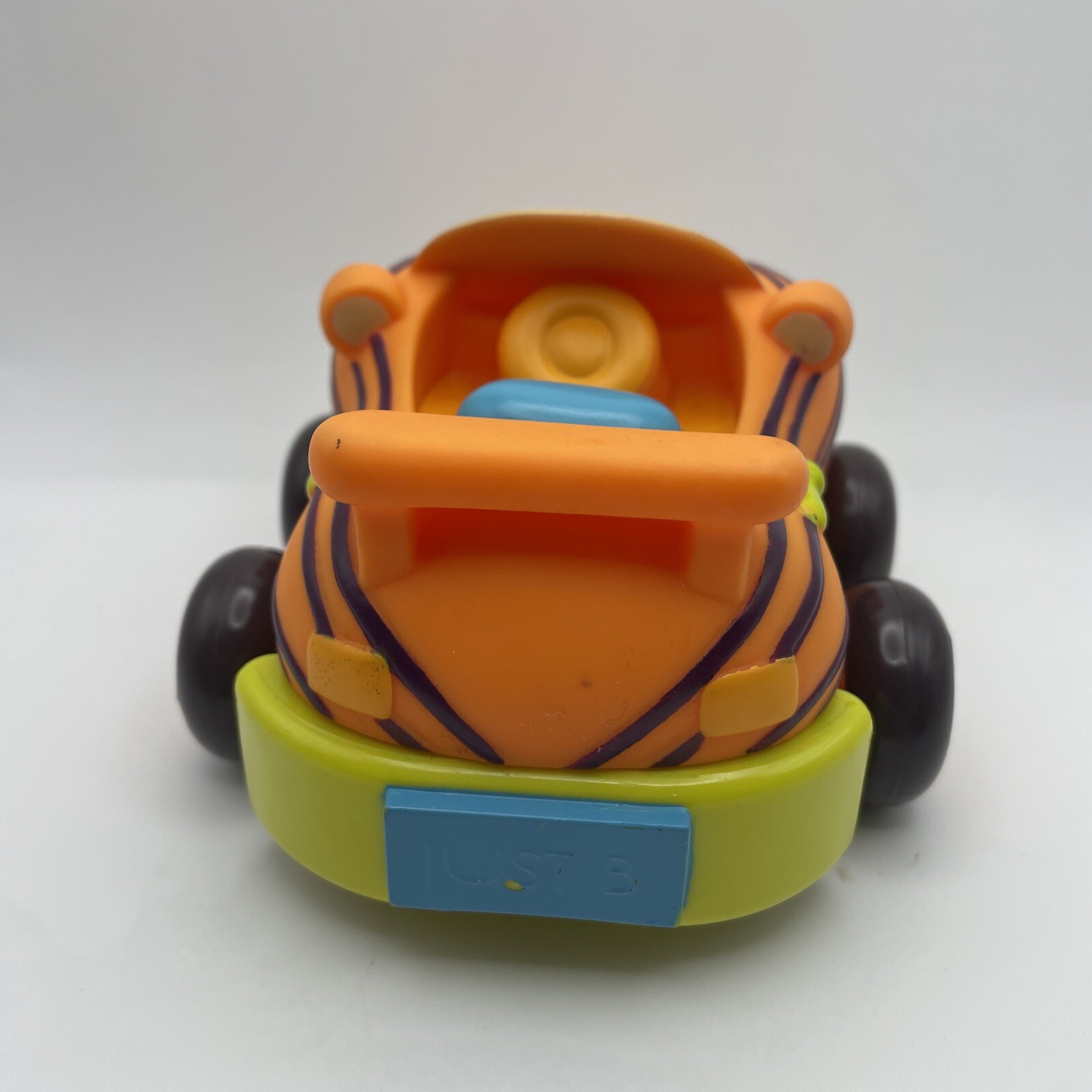 Just B You Brand – Pull Back & Go Rubber Cars – Friction Toys – Set Of 4