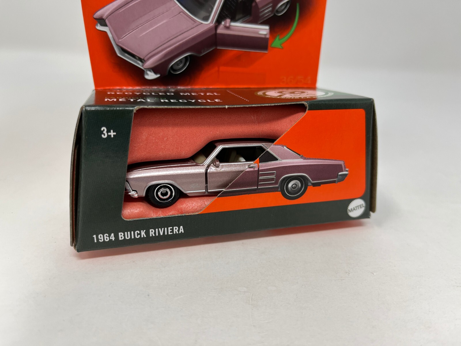 1964 Buick Riviera * Rose * 2024 Matchbox Moving Parts Case N T66