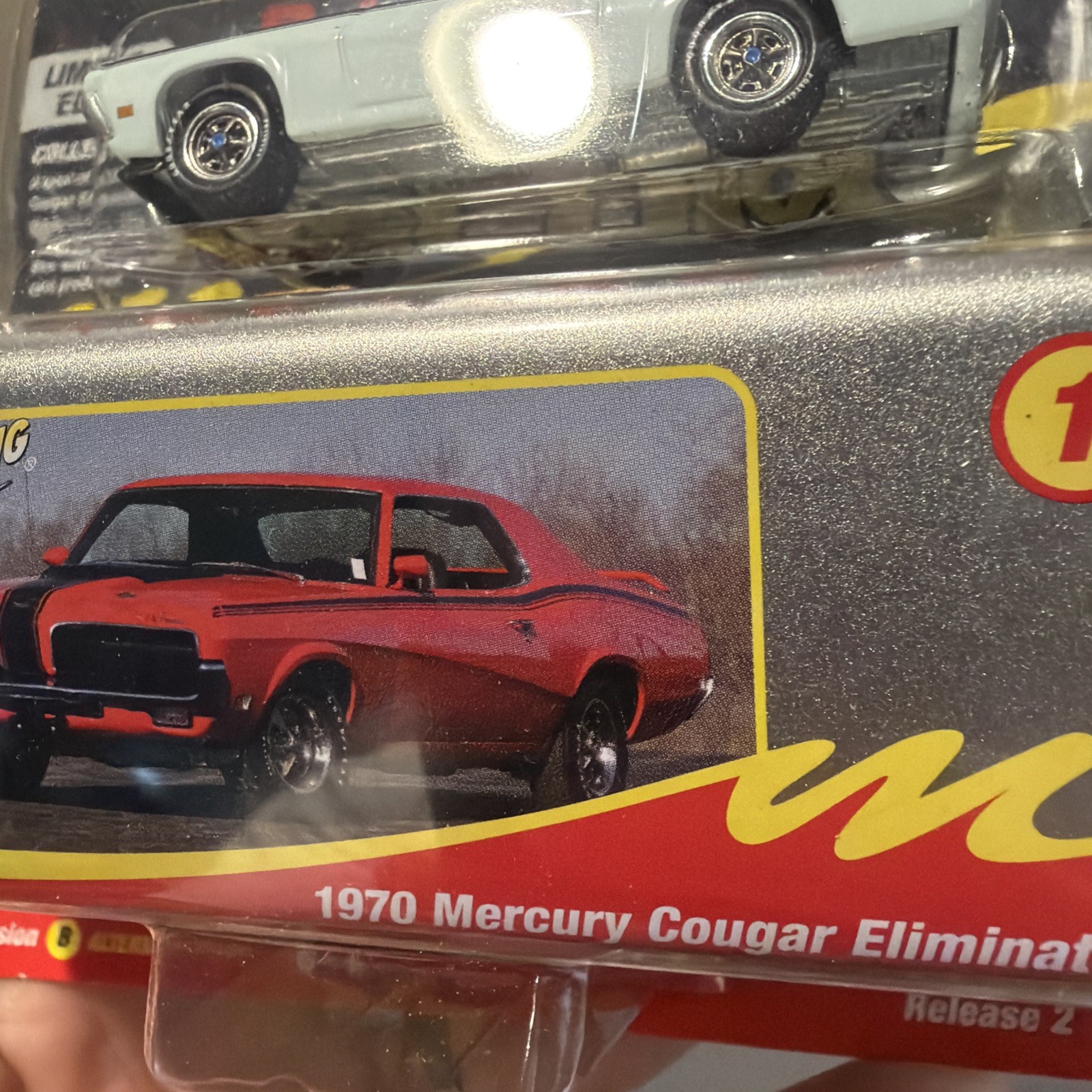 1970🔥Mercury🔥Cougar🔥Eliminator With Tin Storage Mecum Auctions 1/64 Diecast
