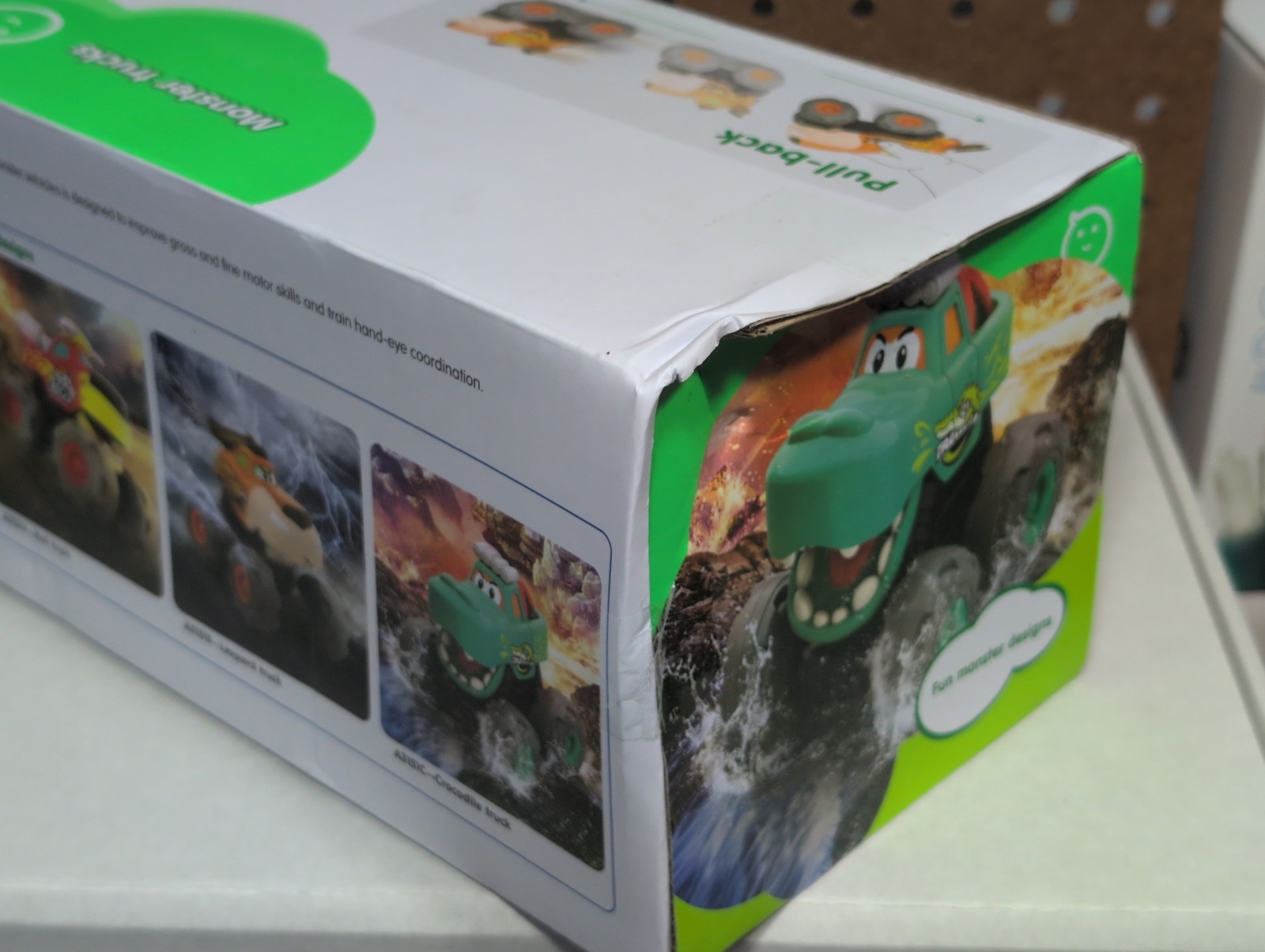 Monster Trucks Toys Gifts, for 1 2 3 Yr Old, Kids Fun, DMG Box/New Inside,
