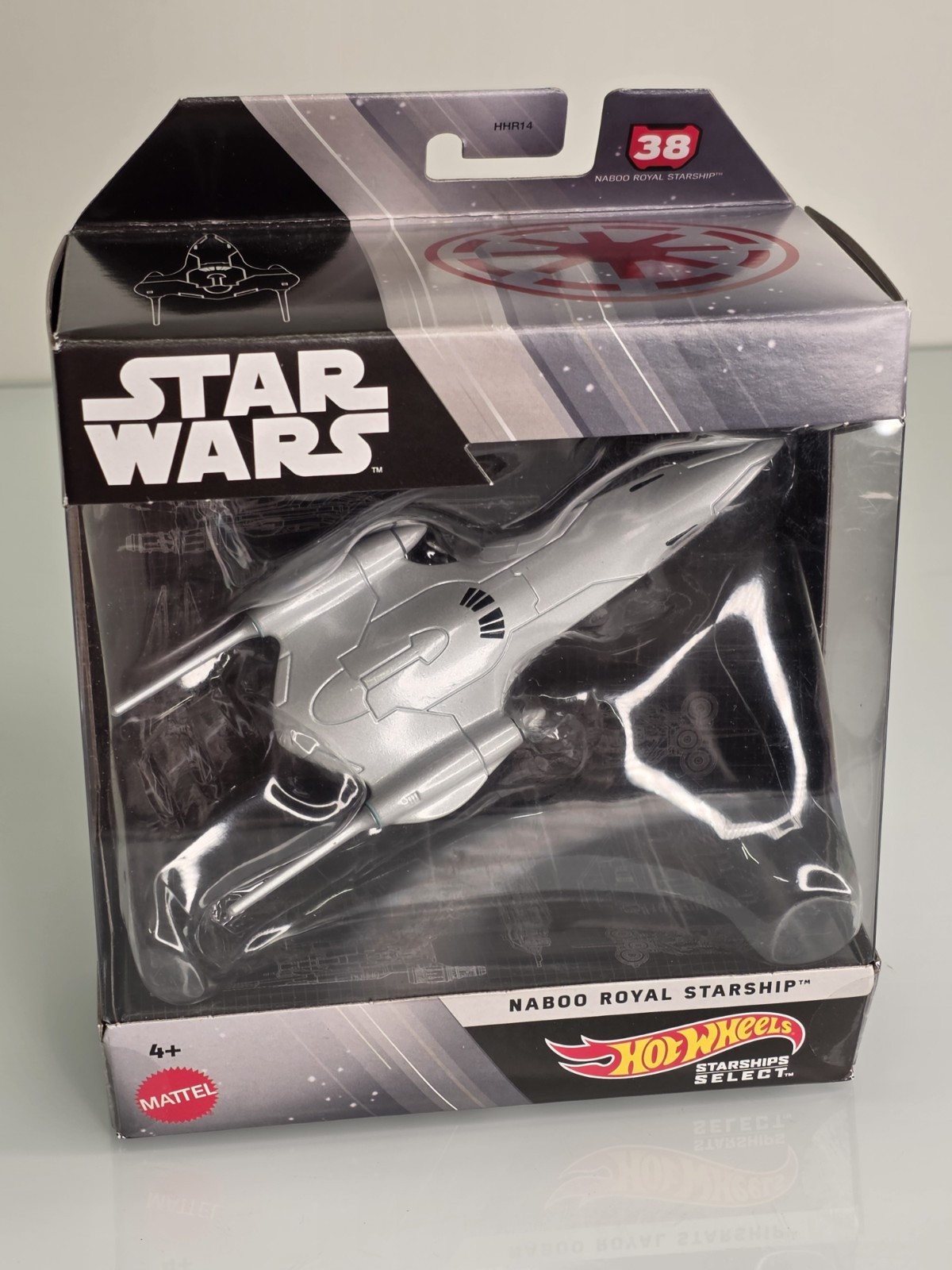 Hot Wheels Star Wars Starships Select #38 Naboo Royal Starship by Mattel