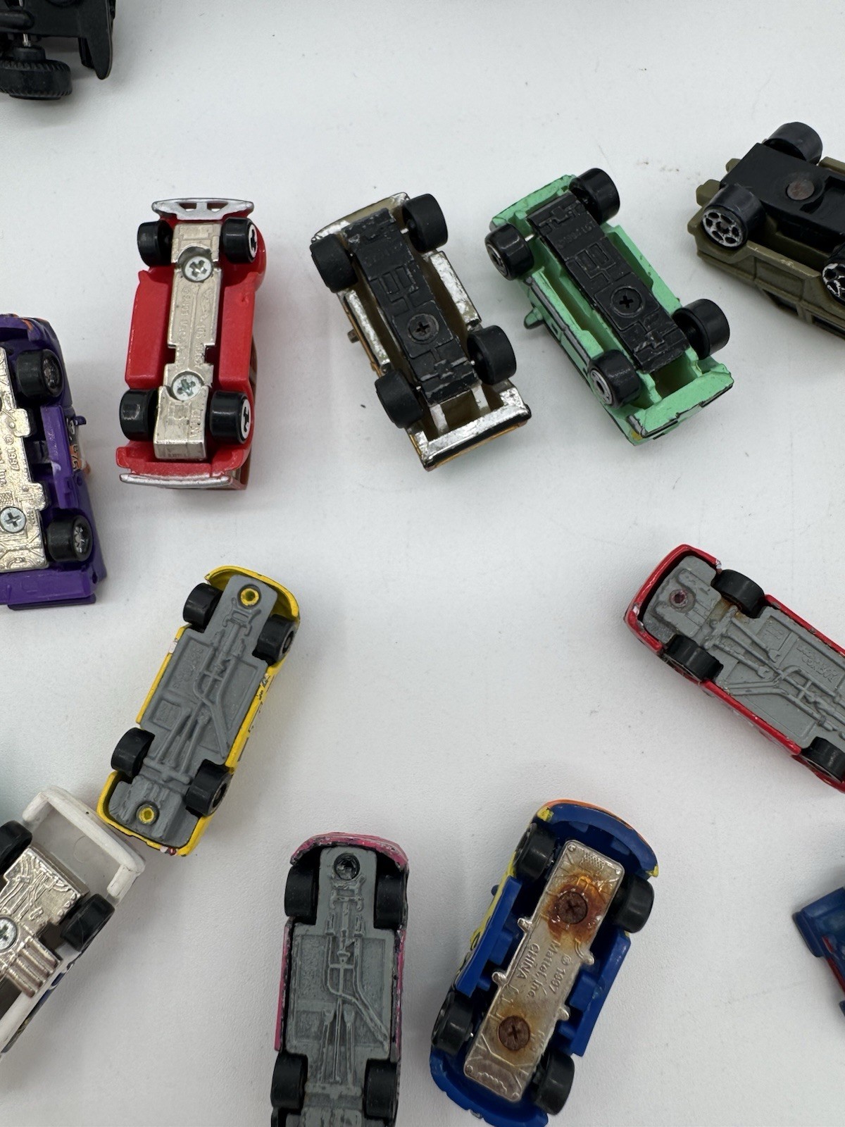 Mixed Lot 23 Diecast Toy Cars Hot Wheels Matchbox Micro Machines Vintage