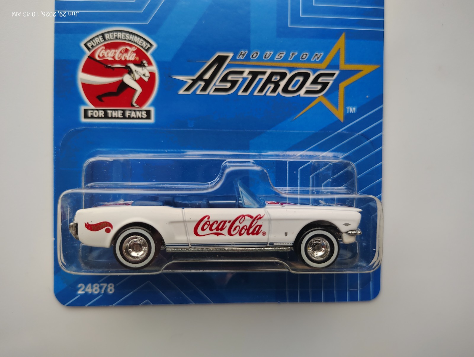 Hot Wheels – Lot of 3 – MLB Astros – Mustang + 3-Window 34 Ford + 57 T-Bird
