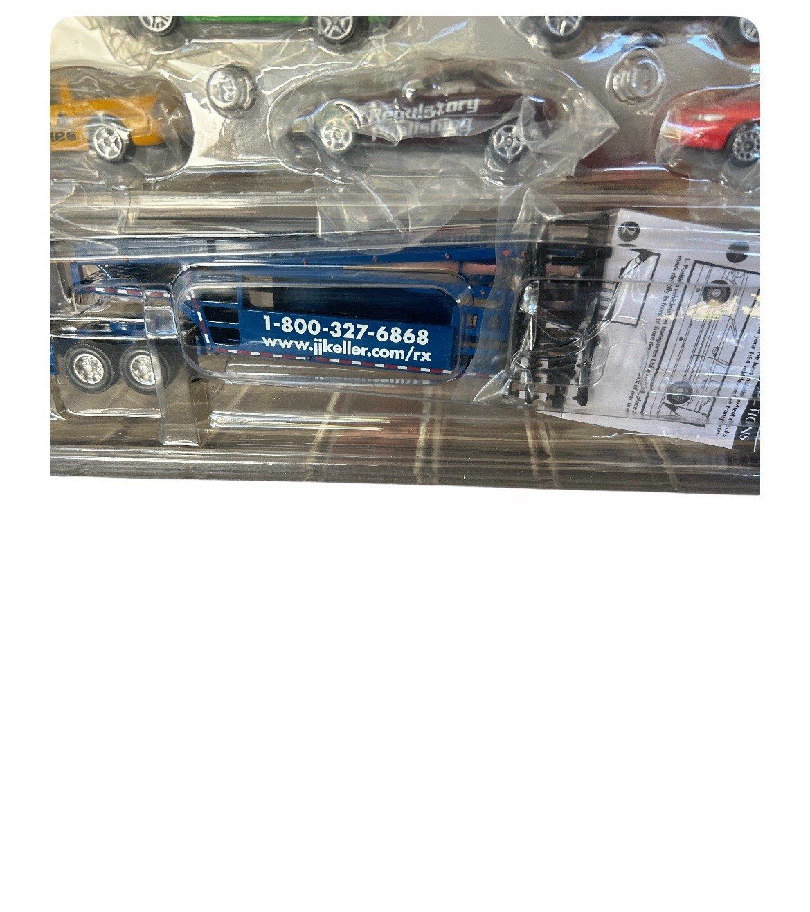 SpecCast J.J. Keller 1:64 Volvo VNL 770 Cab, Miller Multi Vehicle Transport READ