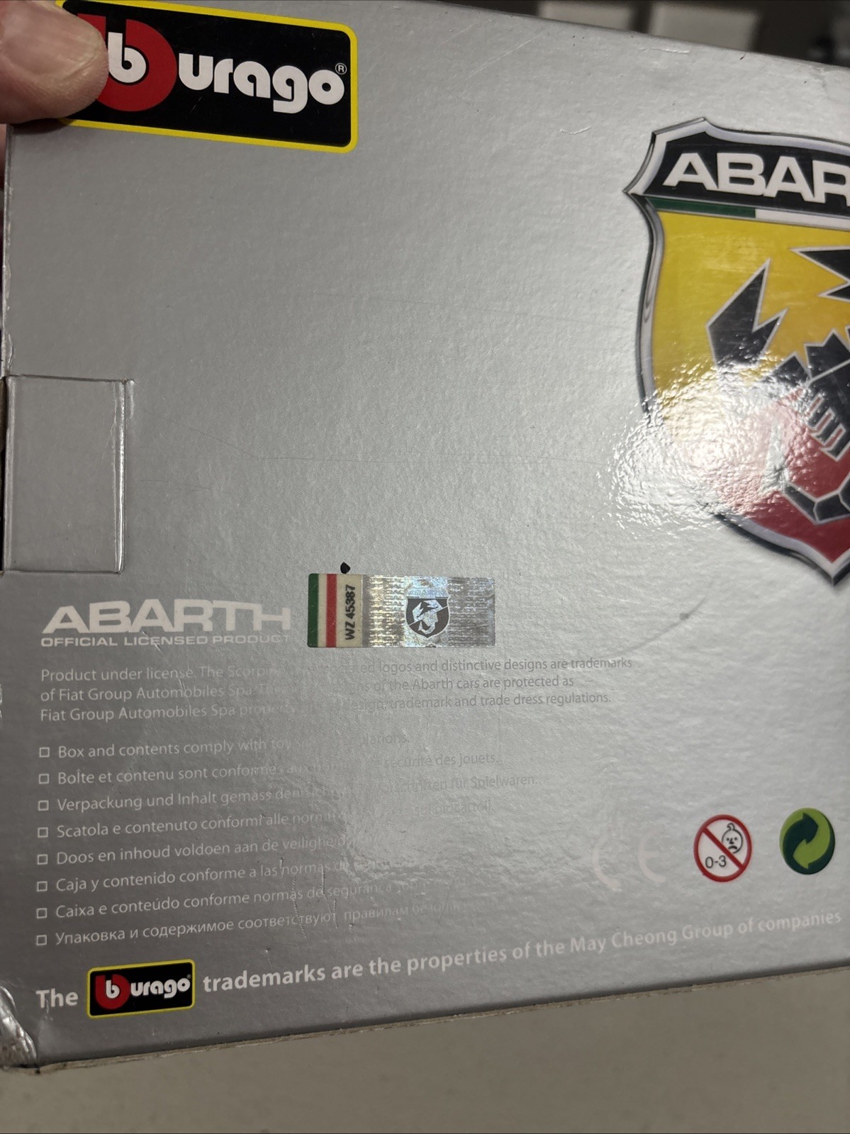 1/18 Abarth 500 ABARTH500 Dealer Officially Licensed Black 2008