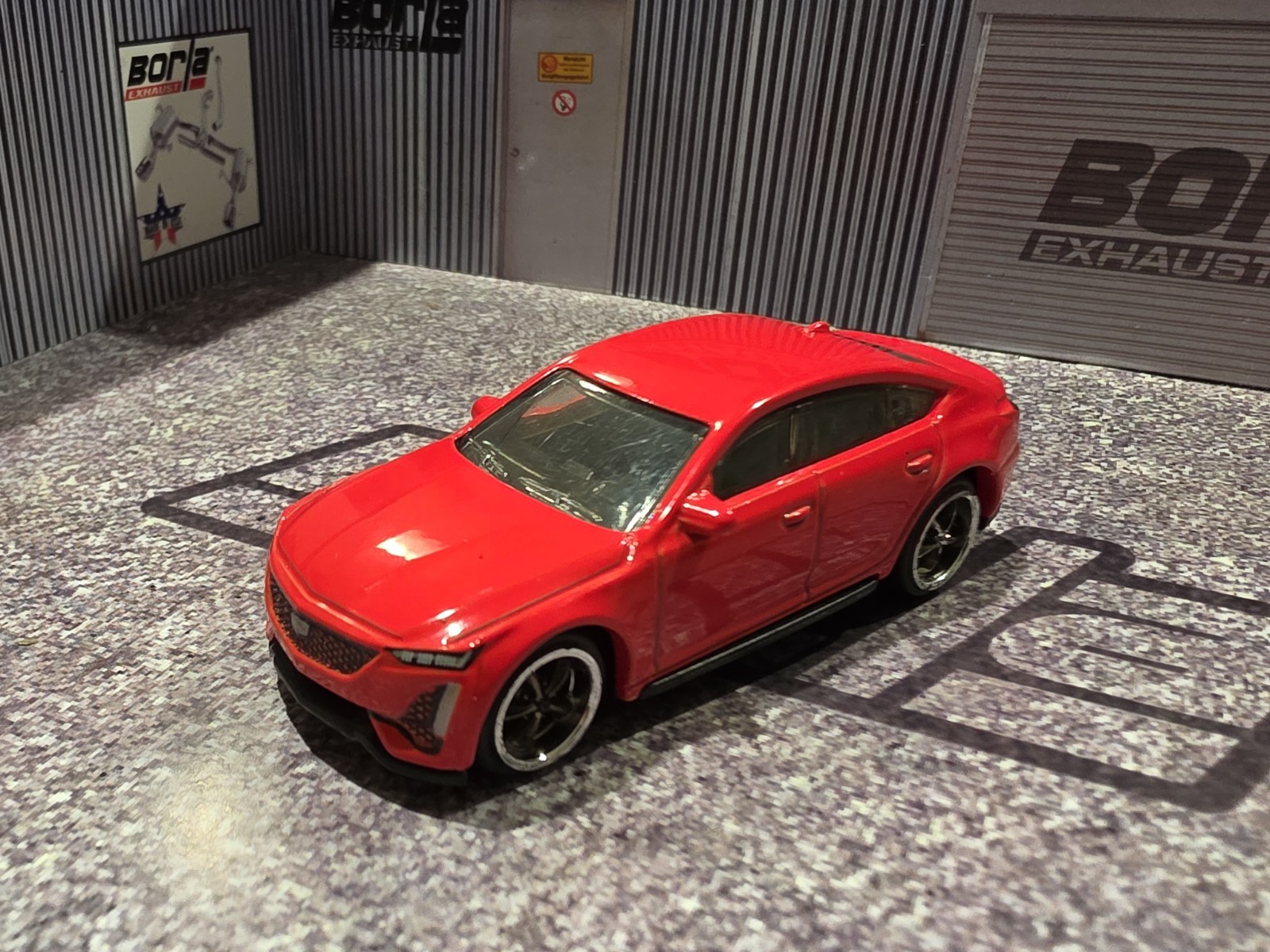 LOOSE 2022 MATCHBOX RED 2021 CADILLAC CT5-V BLACKWING WHEEL SWAP REAL RIDERS