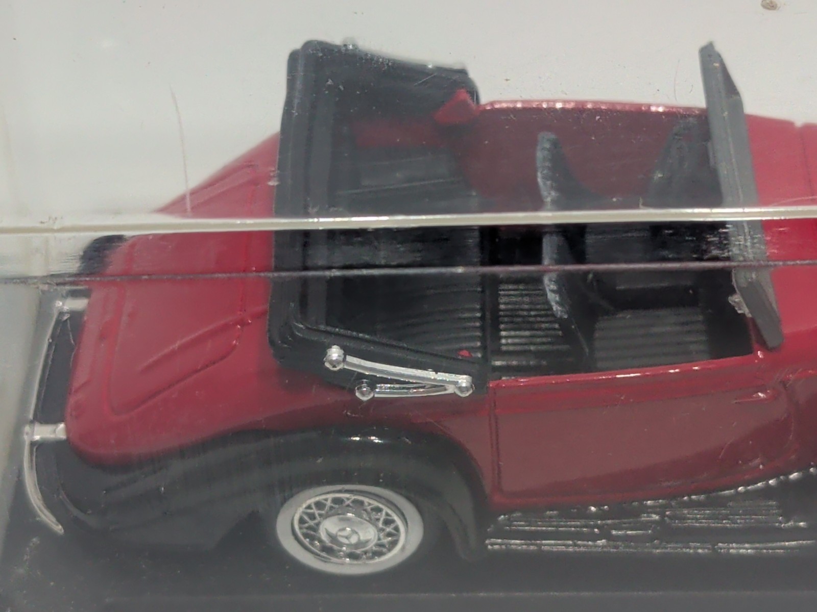 ✨VINTAGE✨ Solido Mercedes 540 K Red 1939 Cabriolet Convertible Red 4086 1/43