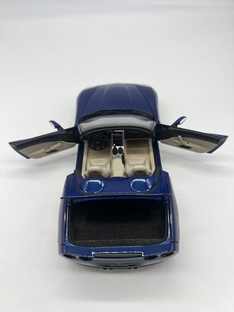 AUTOart Chevrolet Corvette C6 Convertible 1/18 Blue Box Display Collectible 15+
