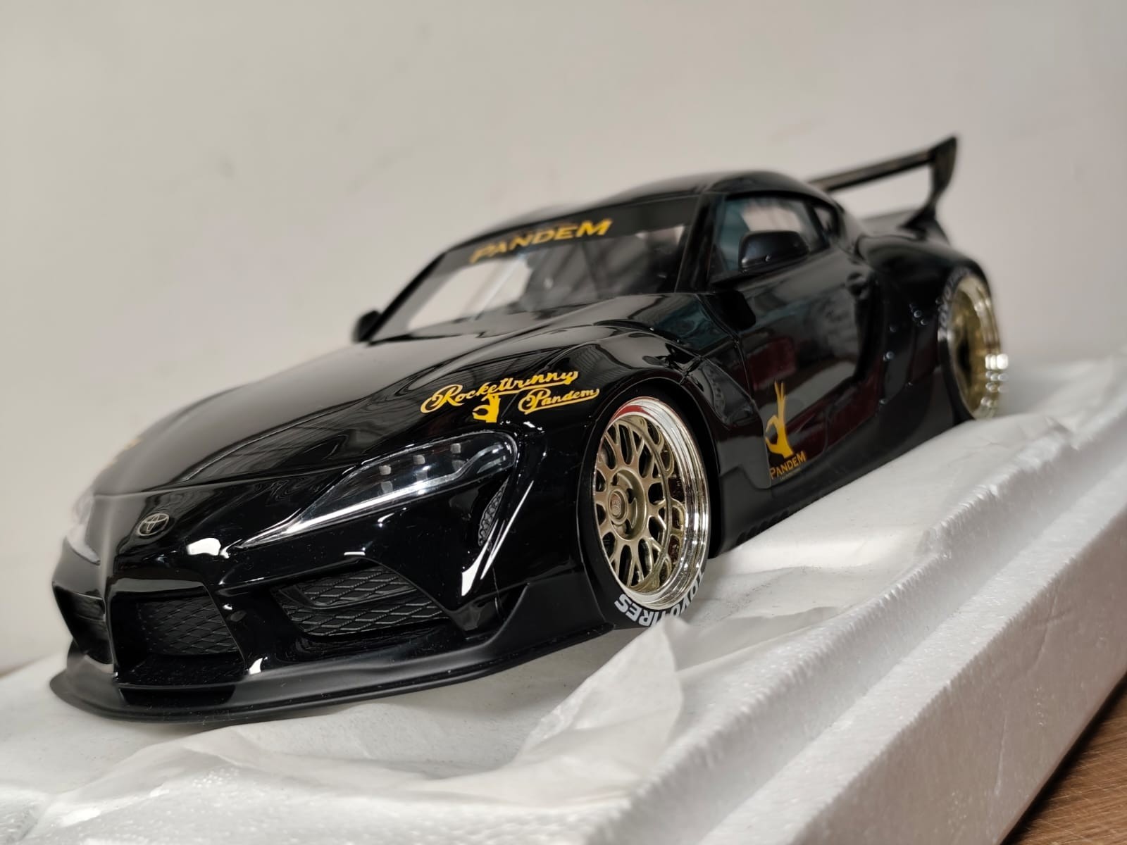 Top Speed Toyota Supra GR Pandem V1.0 1:18 Black Edition