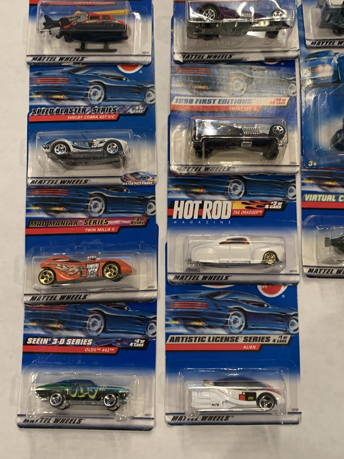 Hot Wheels Mixed Lot x14 1:64 Diecast Cars Collection (Mixed Years)