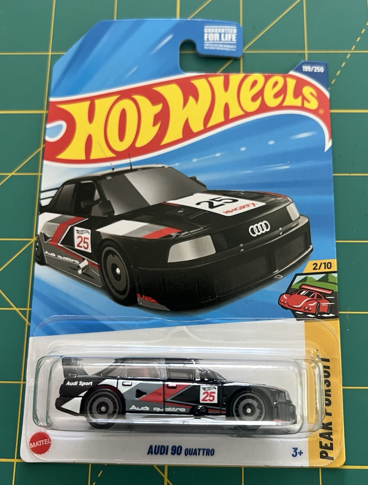 2025 HOT WHEELS AUDI 90 QUATTRO PEAK PURSUIT 2/10 BLACK