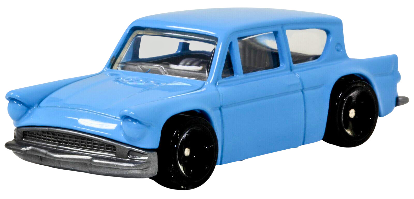 Light Blue Mattel Hot Wheels FORD ANGLIA 105e Automobile From Harry Potter