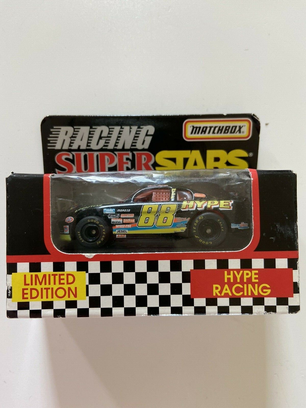 Matchbox 1997 White Rose Collectibles Racing Superstars Hype Racing #1 of 6000