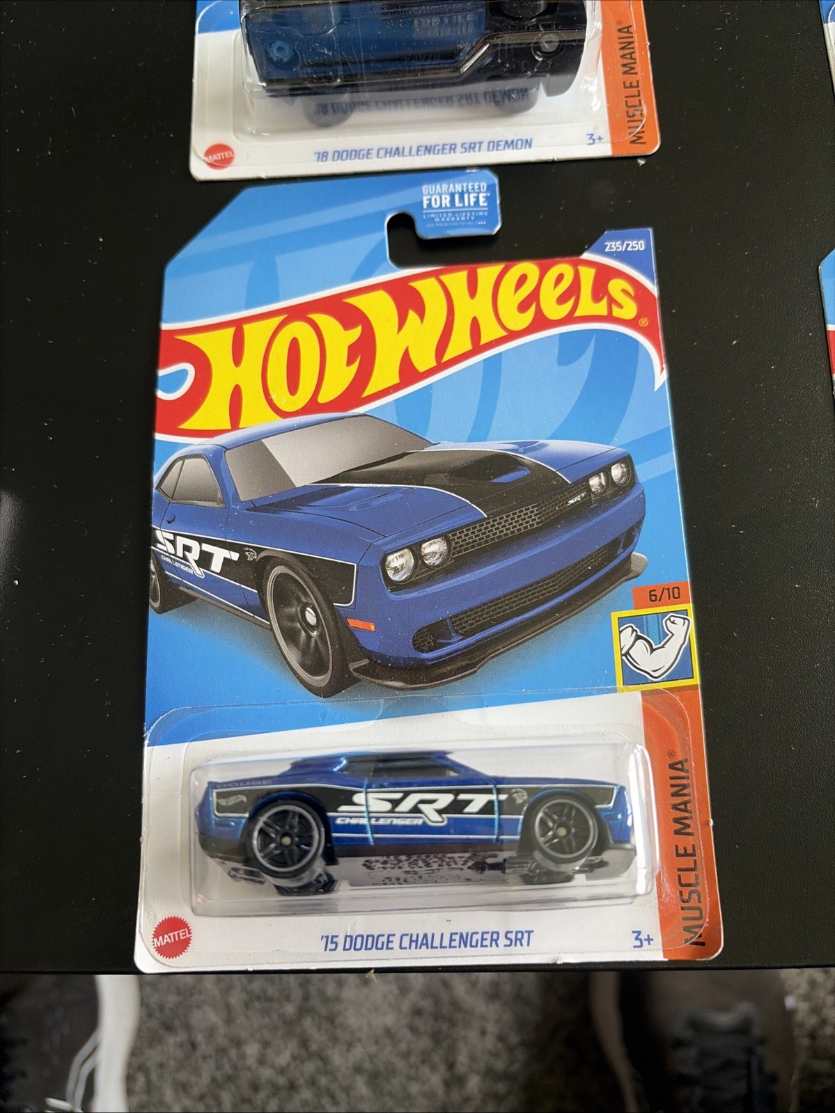 Hot Wheels Dodge Challenger SRT Blue Black 1:64 Muscle Mania Diecast Car Lot 6