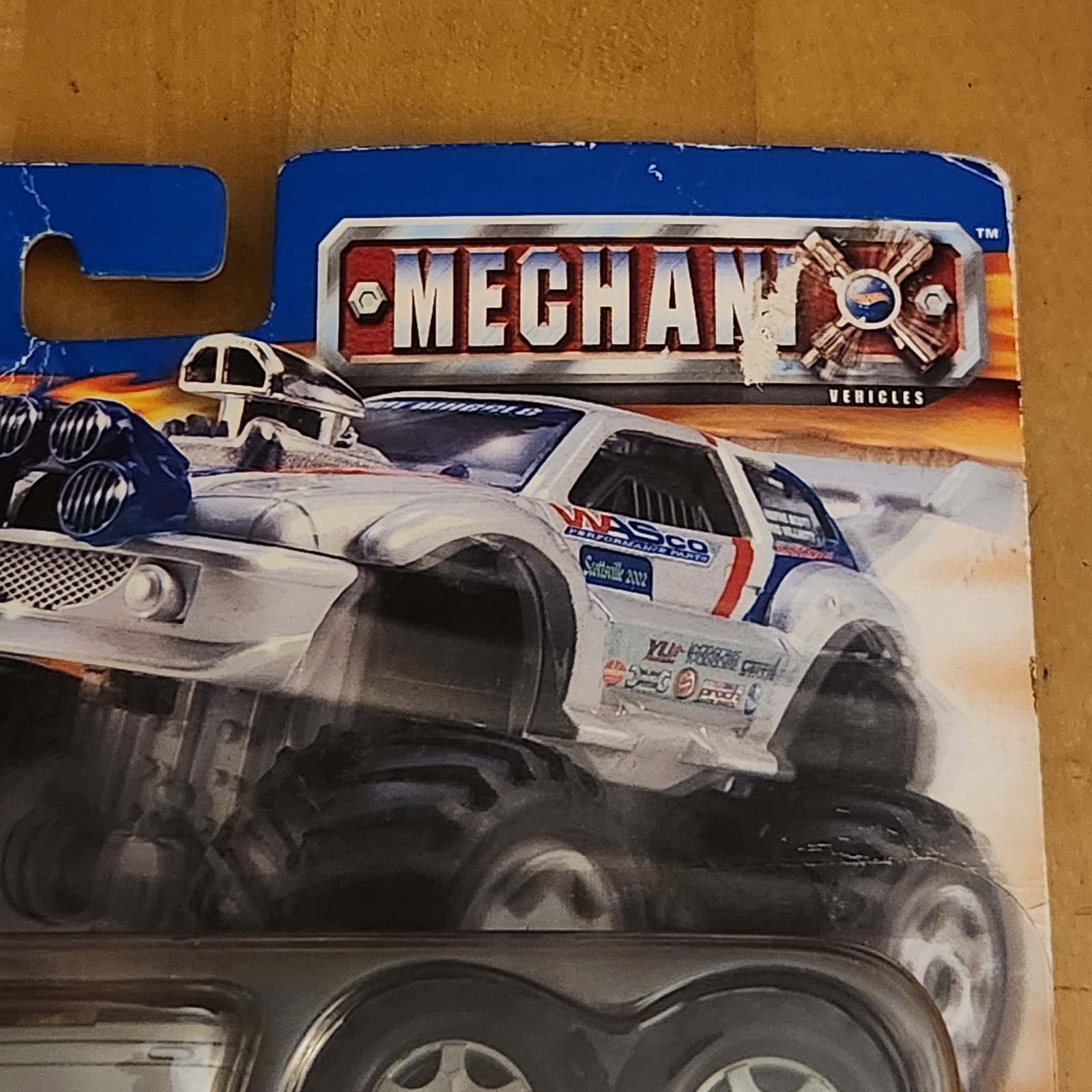 HOT WHEELS Mattell RALLY CAT MECHANIC Package Vintage 2001