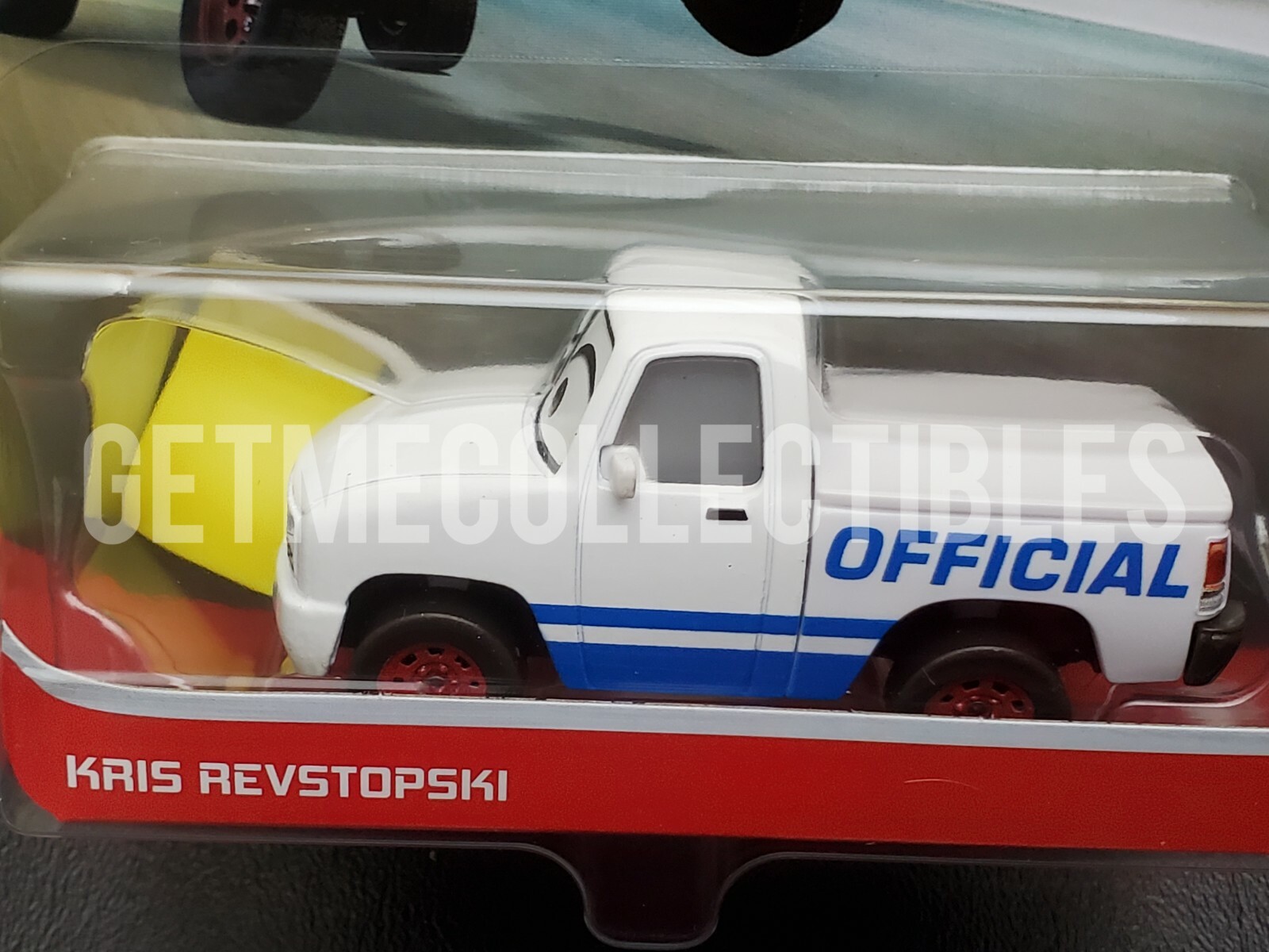 DISNEY PIXAR CARS KRIS REVSTOPSKI YELLOW FLAG METAL 2021 SAVE 6% GMC