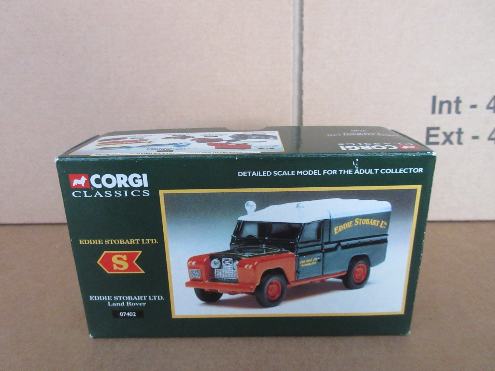 CORGI 1:43 LAND ROVER – EDDIE STOBART LIMITED 07402 EDDIE STOBART COLLECTABLES
