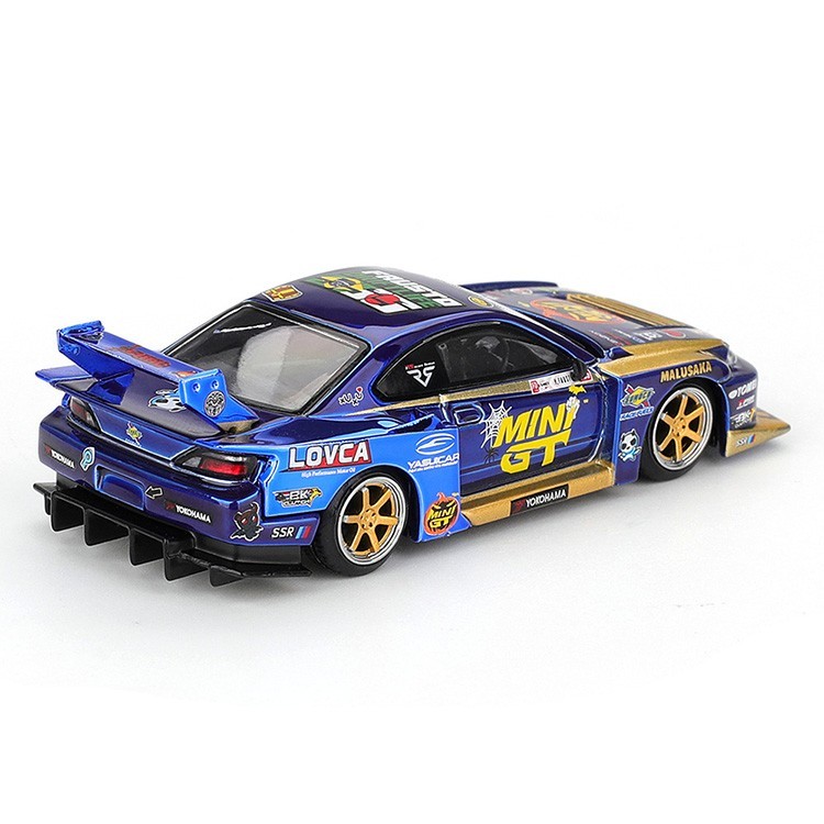 Mini GT 1:64 Nissan LB-Super Silhouette S15 SILVIA #555 Liberty Walk Halloween