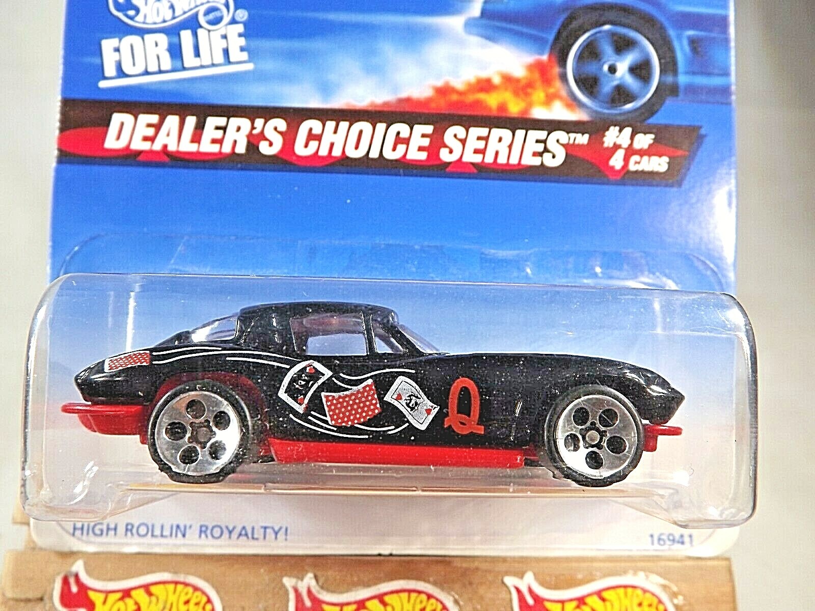 1997 Hot Wheels #568 Dealers Choice Series 4/4 ’63 CORVETTE Black w/Chrome5DotSp