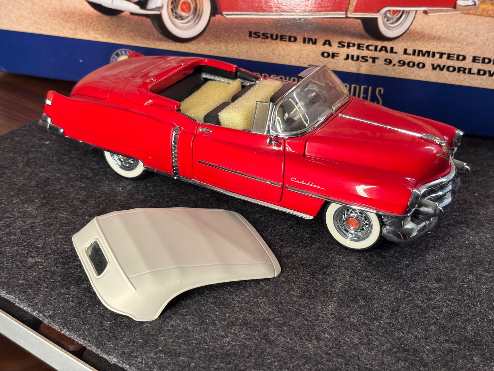 1953 Cadillac Eldorado Convertible, Ltd Ed., Red, NIB w/ Original box, & Title