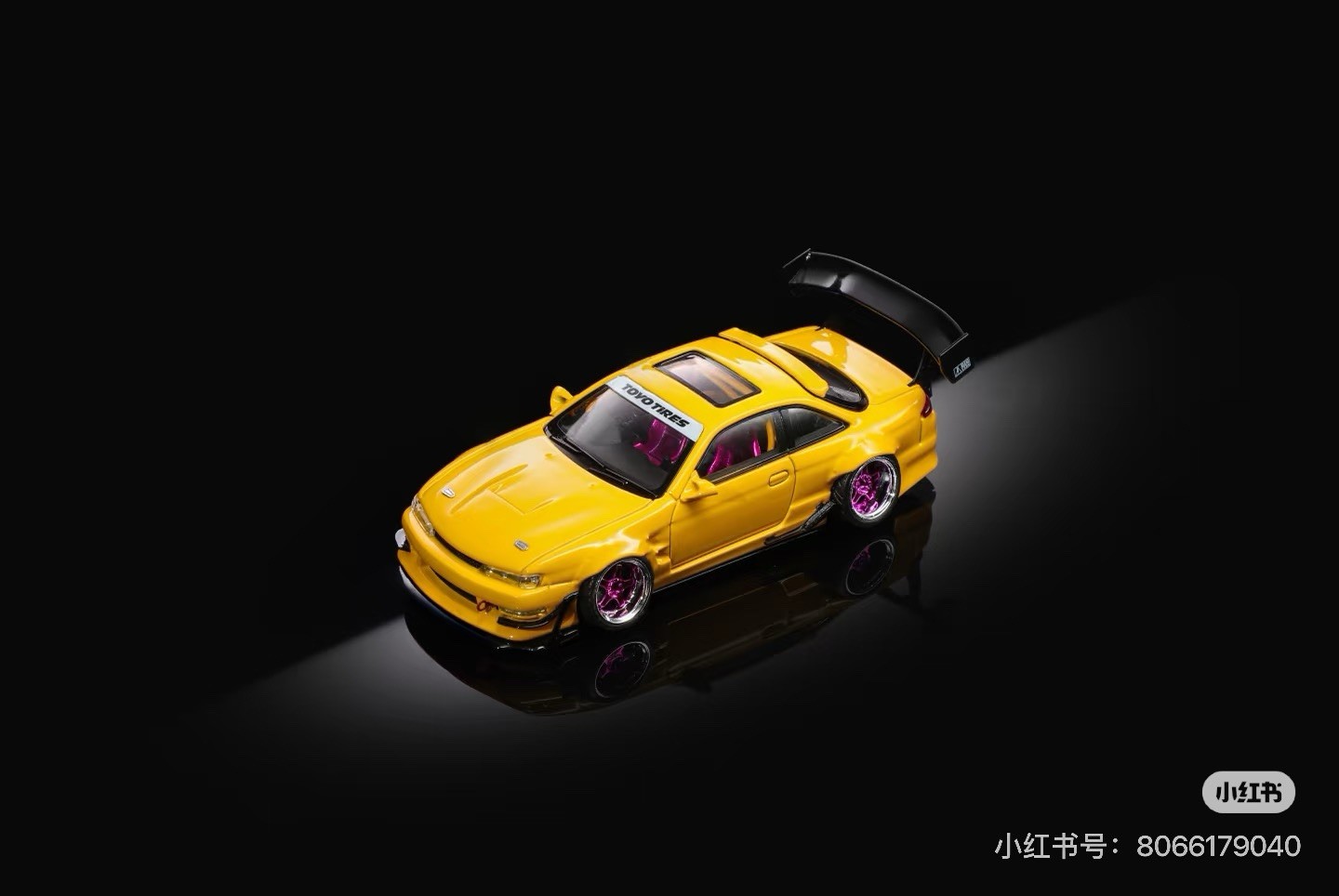 1/64 Mortal for S14 Cambergang 1.0 Yellow HEC 2026 Diecast Car Model Collectible
