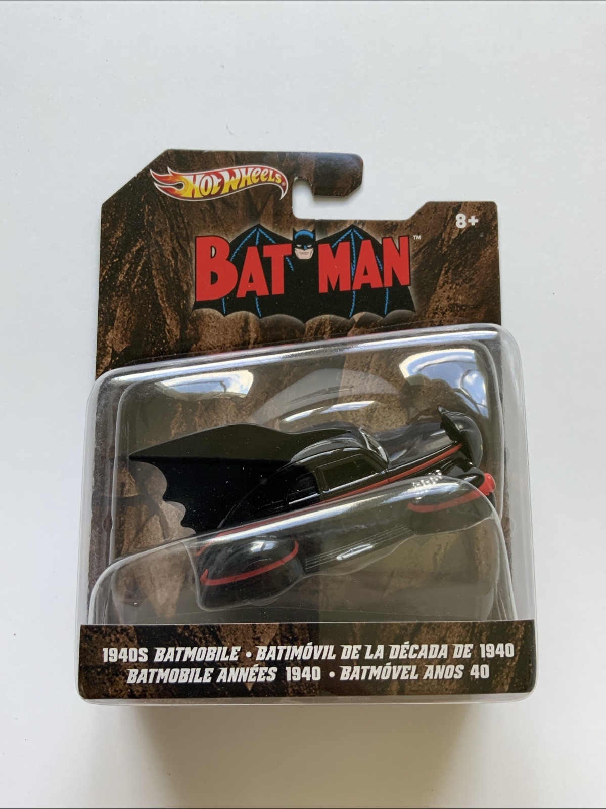 Mattel Hot Wheels Batman 1940s 1:50 Batmobile X3080 Detective Comics NEW in BOX