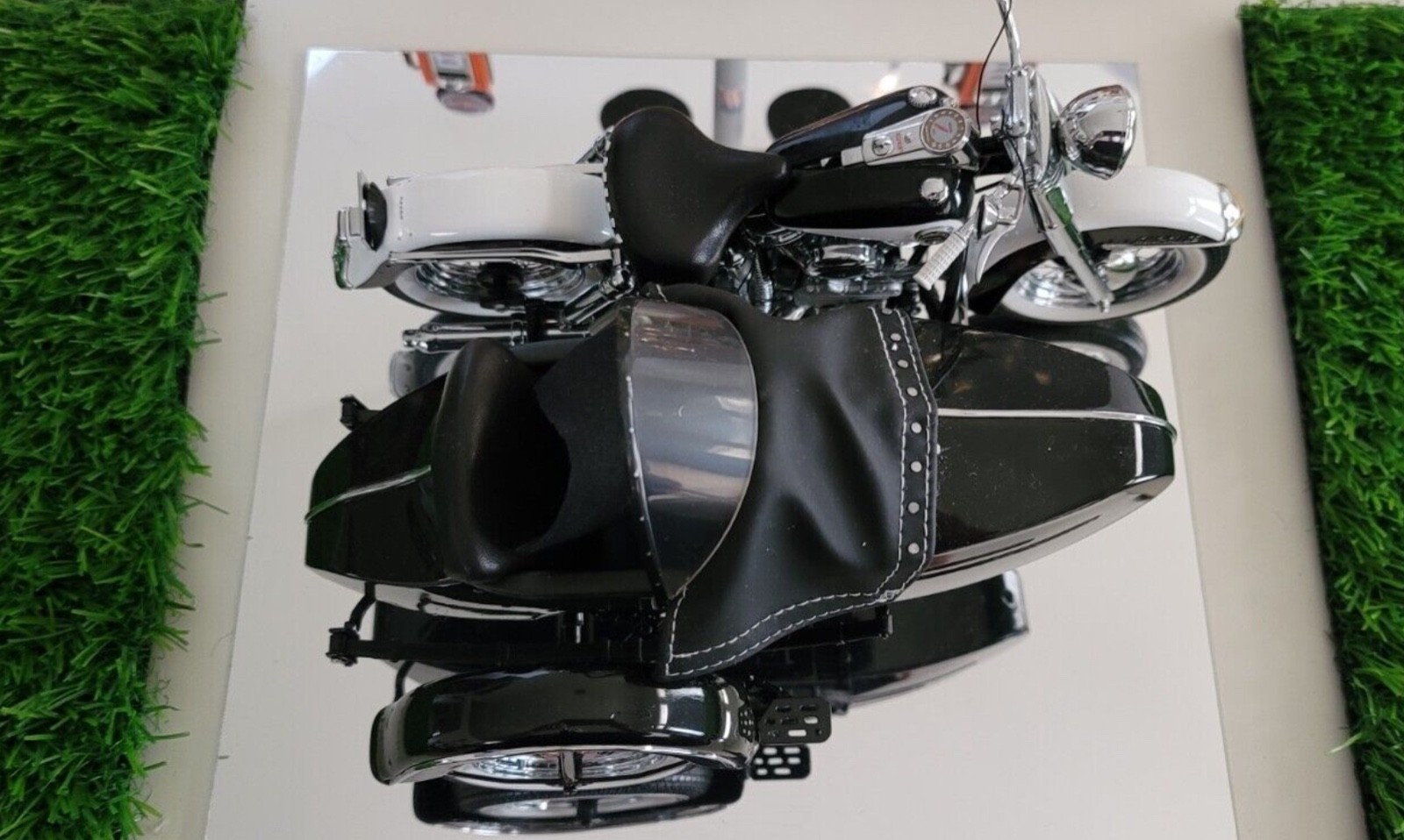 Franklin mint 1:10 1958 Harley Davidson Duo glide with Side car classic model 12
